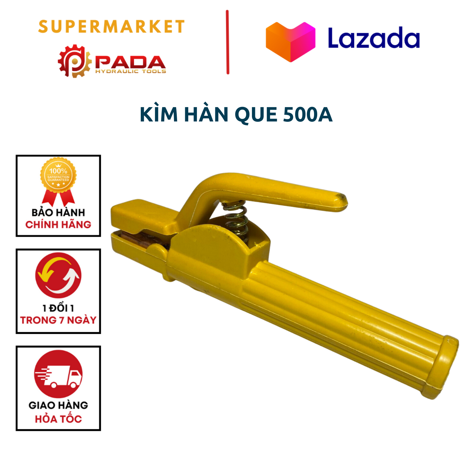Kìm Hàn Que 500A- Phụ Kiện Máy Hàn