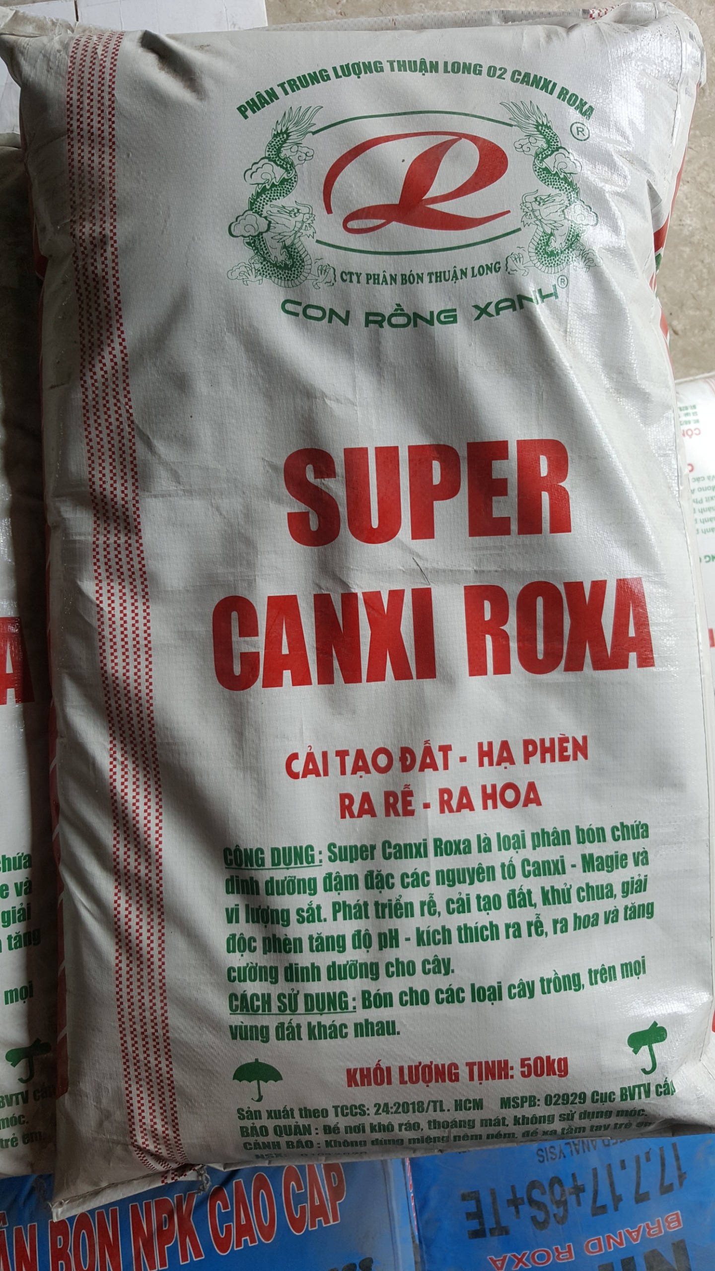 Phân bón LÂN CANXI ROXA cao cấp  - Túi Zip 1Kg