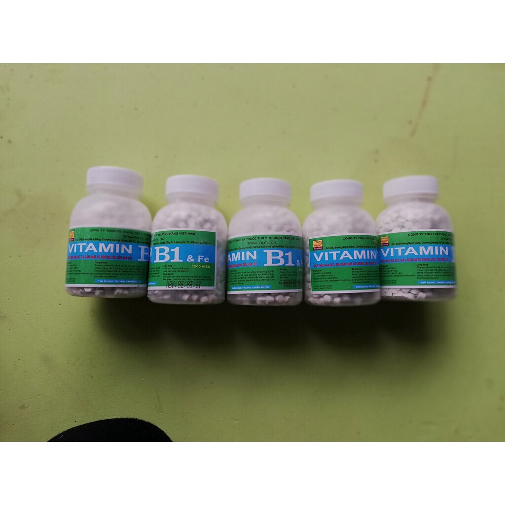 Vitamin B1 viên - chỉ dùng trong thú y