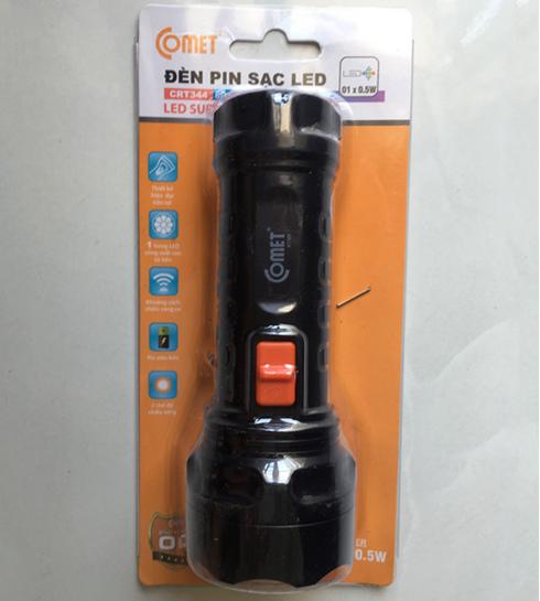 Đèn pin sạc LED Comet CRT344