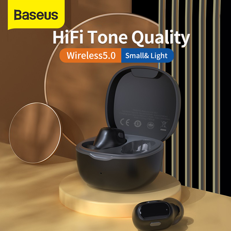 Baseus WM01 / WM02 / W12 TWS Tai nghe Bluetooth không dây 5.0 Tai nghe Bluetooth Điều khiển cảm ứng Chống ồn Tai nghe chơi game cho iPhone 13 Pro Max 12 11 Xiaomi Ear Buds  HSHOP365