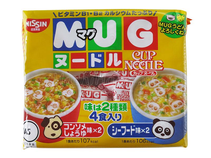 Mì Ăn Liền Hải Sản Mug Nissin 94g (4 gói)