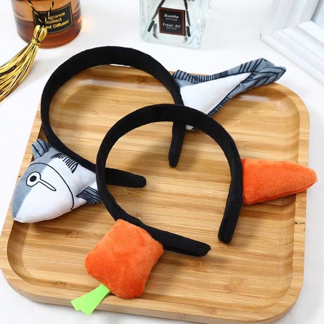 Bờm Cài tóc con cá / cà rốt đáng yêu cute - Băng đô cài tóc (tuyển sỉ).