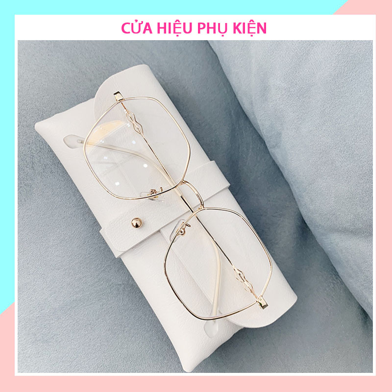 Kính cận thời trang đa giác Unisex trẻ trung năng động phong cách Hàn Quốc thay lắp được tròng cận - Kính gọng cận 023