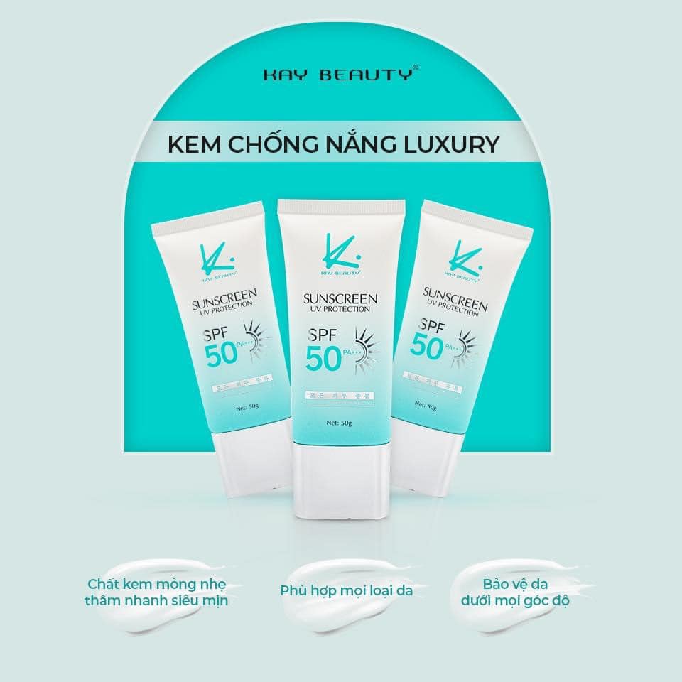 [HOT ! HOT !] Kem chống nắng SPF 50 KAY BEAUTY