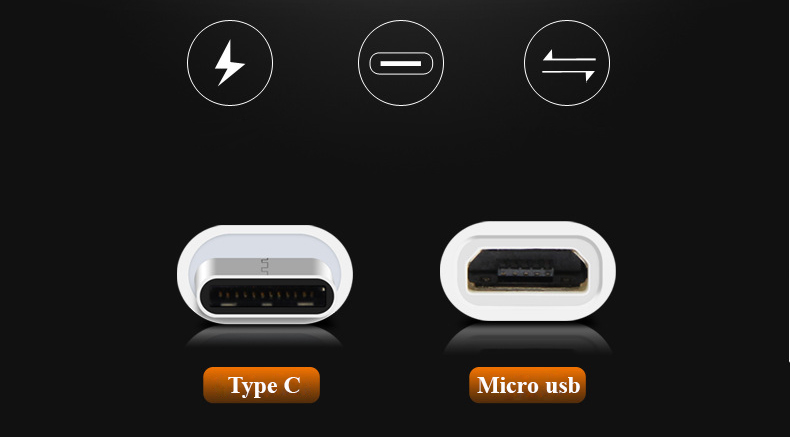(OTG) Đầu Chuyển Đổi Từ Micro Usb Sang Type C