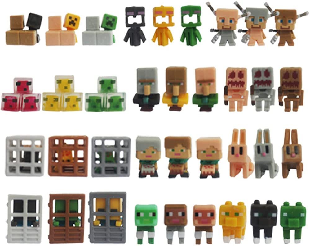 random 10 nhân vật minecraft mini figure