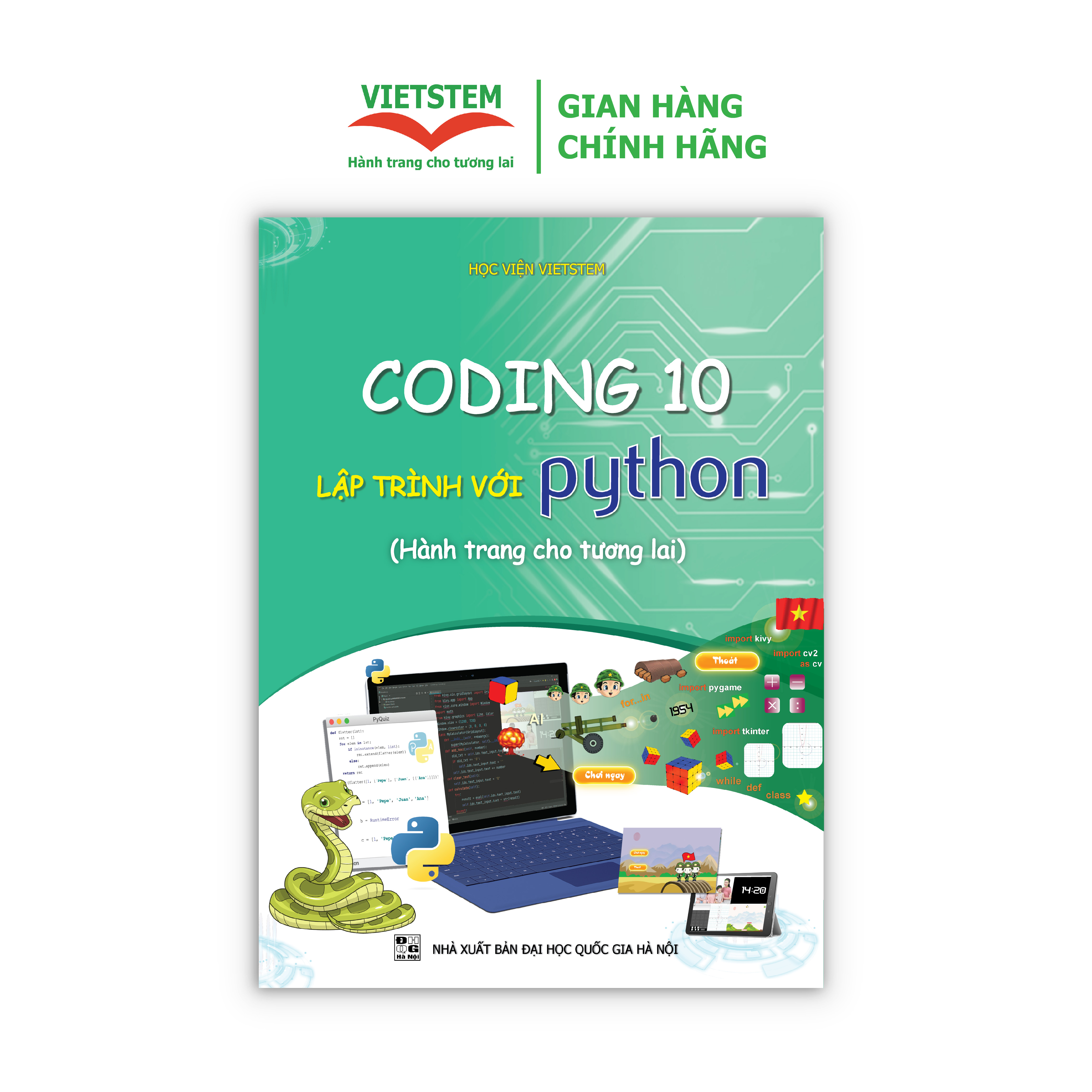Sách Coding 10 lập trình với Python (Dành cho học sinh lớp 10)