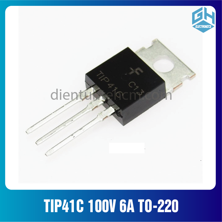 Combo 4 con Transistor công suất NPN TIP41C 100V 6A TO-220