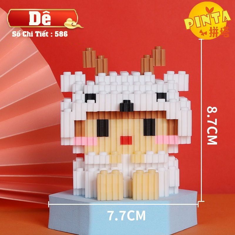 Mô hình lắp ráp 12 con giáp, Mô hình lắp ráp 12 con giáp mini, Mô hình lắp ráp 12 con giáp nhỏ, Mô hình lắp ráp 3d 12 con giáp, Mô hình lắp ráp 12 con giáp cho bé trai, lắp ráp 12 con giáp