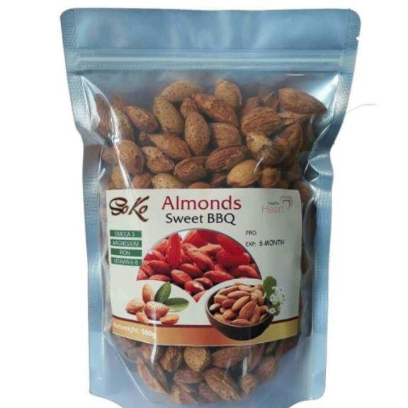 1kg hạt hạnh nhân rang bơ