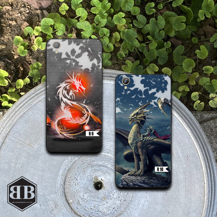 Ốp lưng kính cường lực Oppo A37 hình rồng siêu cool