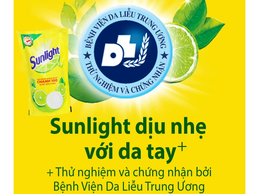 Combo 3 Nước Rửa Chén Sunlight Chanh 100 Túi 750G