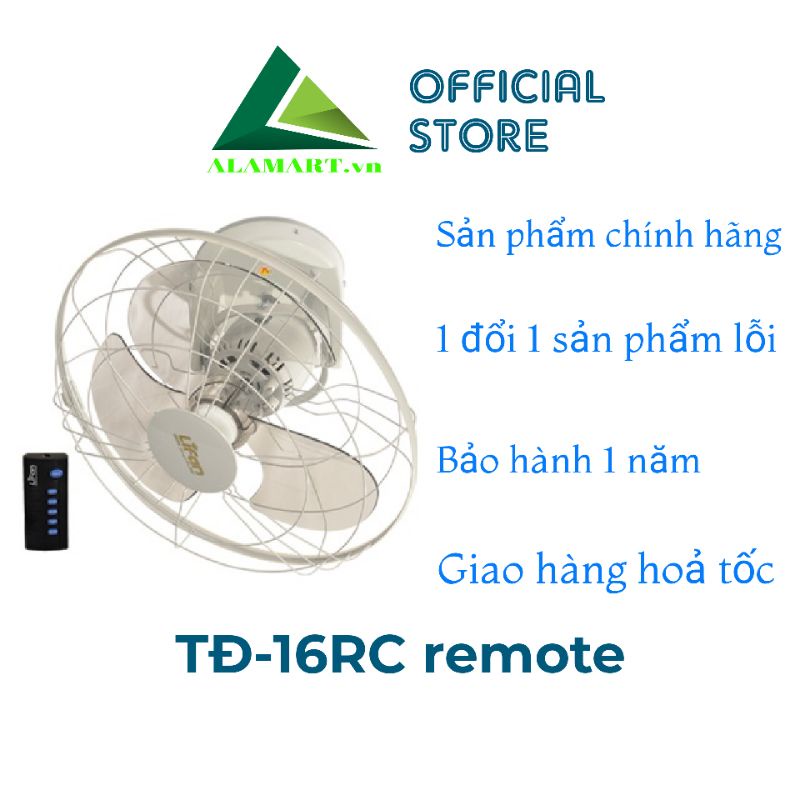 QUẠT TRẦN ĐẢO REMOTE LIFAN TĐ-16RC