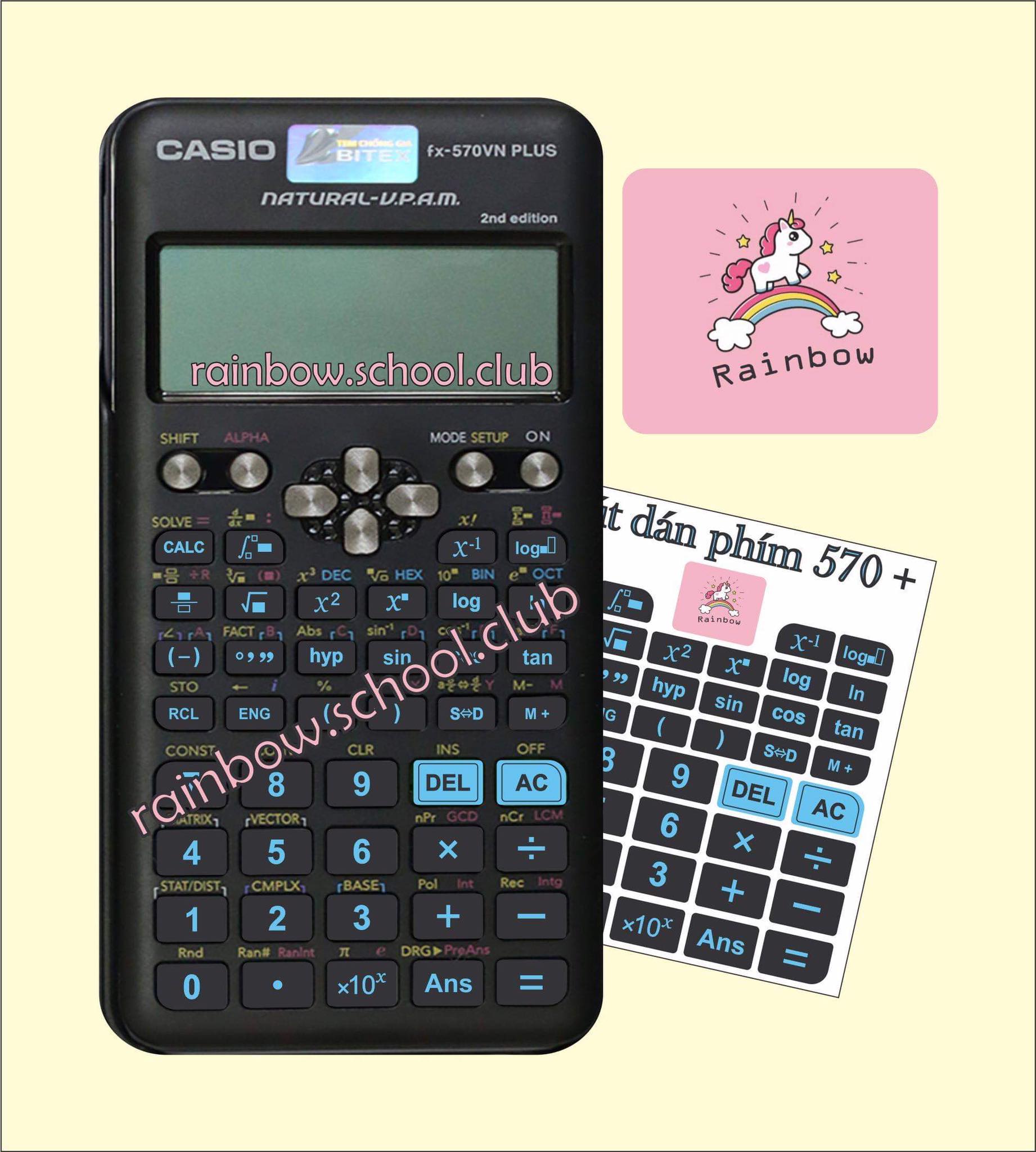 Nút dán máy tính fx580