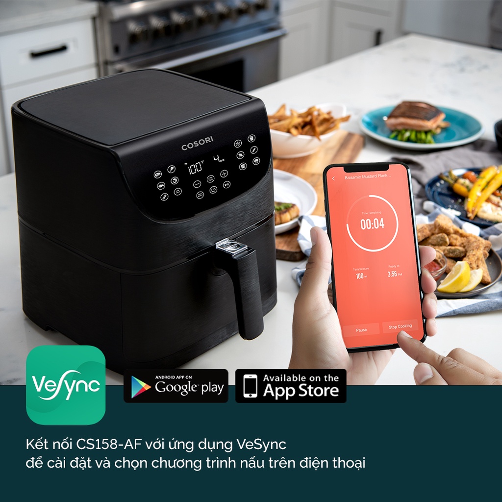 Nồi chiên không dầu Cosori Pro Smart CS158-AF (5,5 lít)