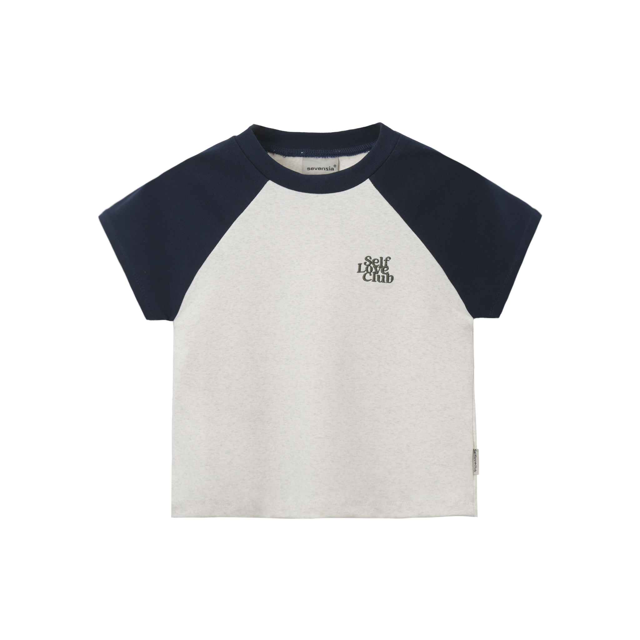 Áo croptop basic phối tay raglan SLC - 3 màu
