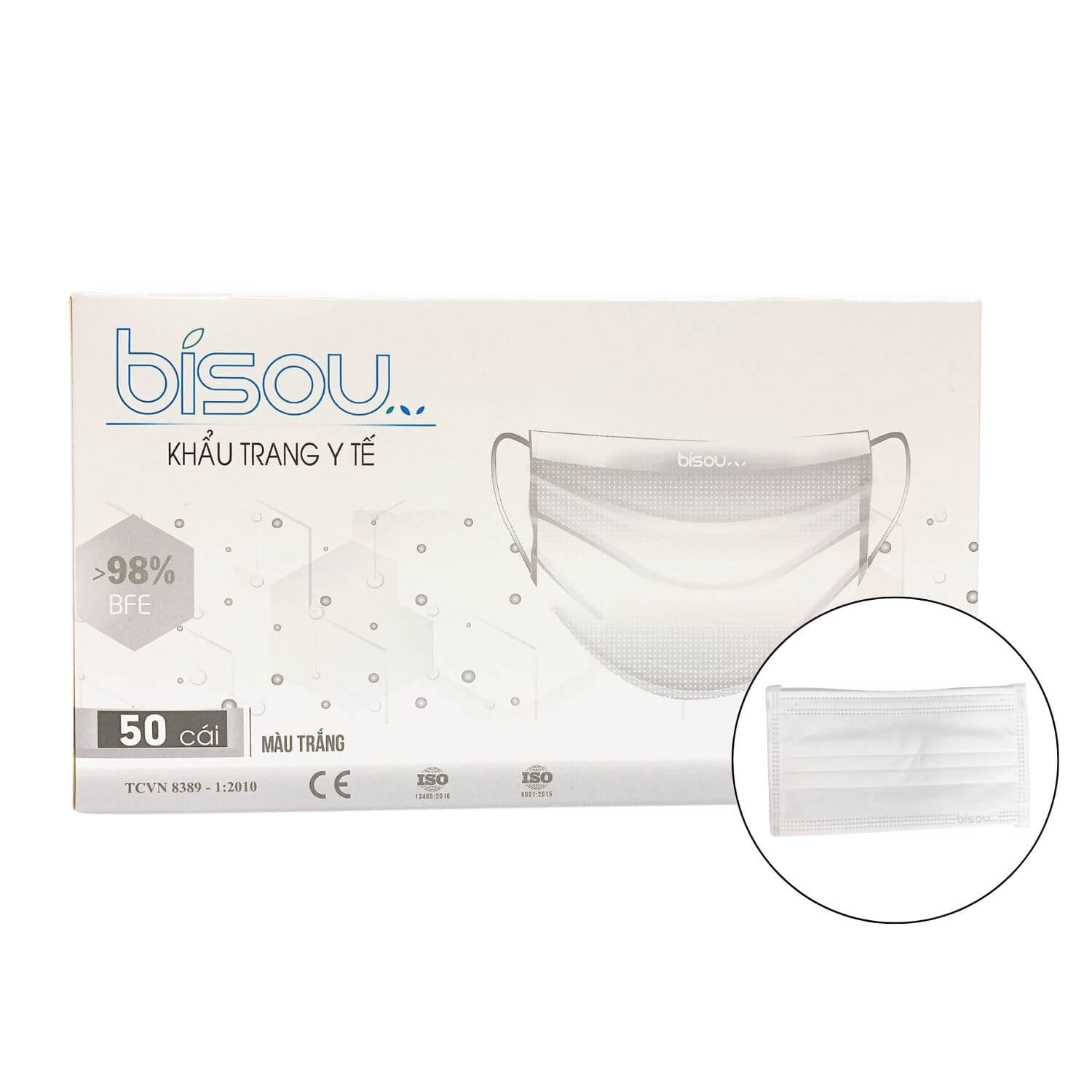 Khẩu trang y tế bisou 4 lớp