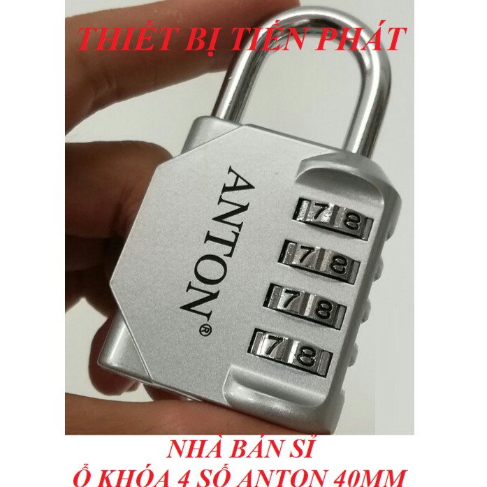 [HCM]Ổ Khóa Số Anton 4 Phân 4 Số Thay Đổi Mật Khẩu Tùy Ý