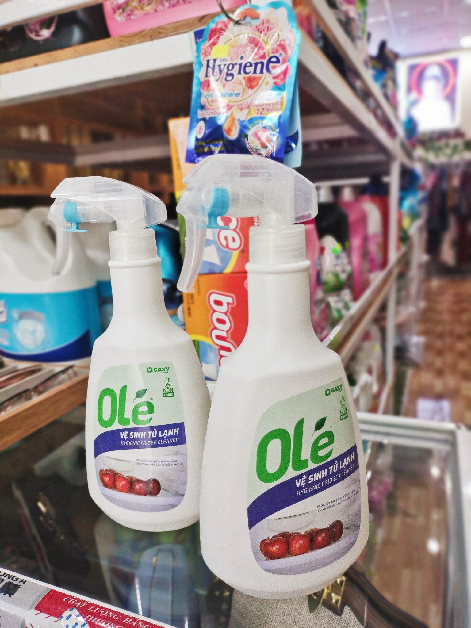 Nước xịt vệ sinh tủ lạnh sinh học enzyme olé sạch tốt nhất top 2023 500ml