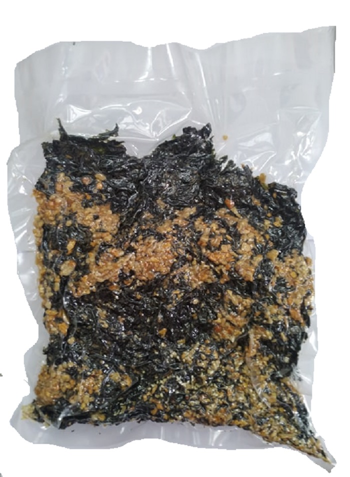500G RONG BIỂN CHÁY TỎI ( 2 HỦ 250G)
