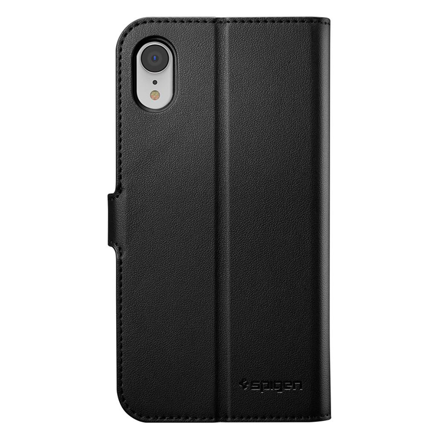 [HCM]Bao da iPhone XR Spigen Wallet S (Đen) - Hàng Chính Hãng