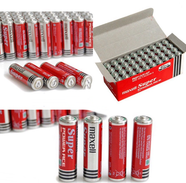 Hộp 40 viên pin tiểu 1.5v aa maxell