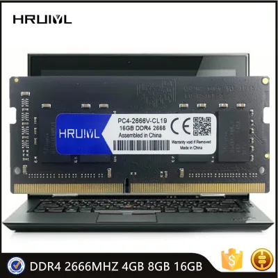 HRUIYL Laptop Memory RAM DDR4 4GB 8GB 16GB 2666MHZ 1.2V DRAM 260 Pin SODIMM High Performance RAM Memoria Module SDRAM New