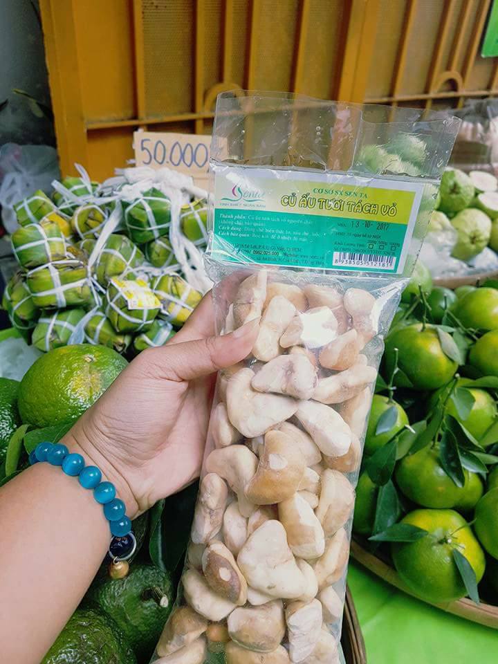Củ ấu tươi tách vỏ 500gr