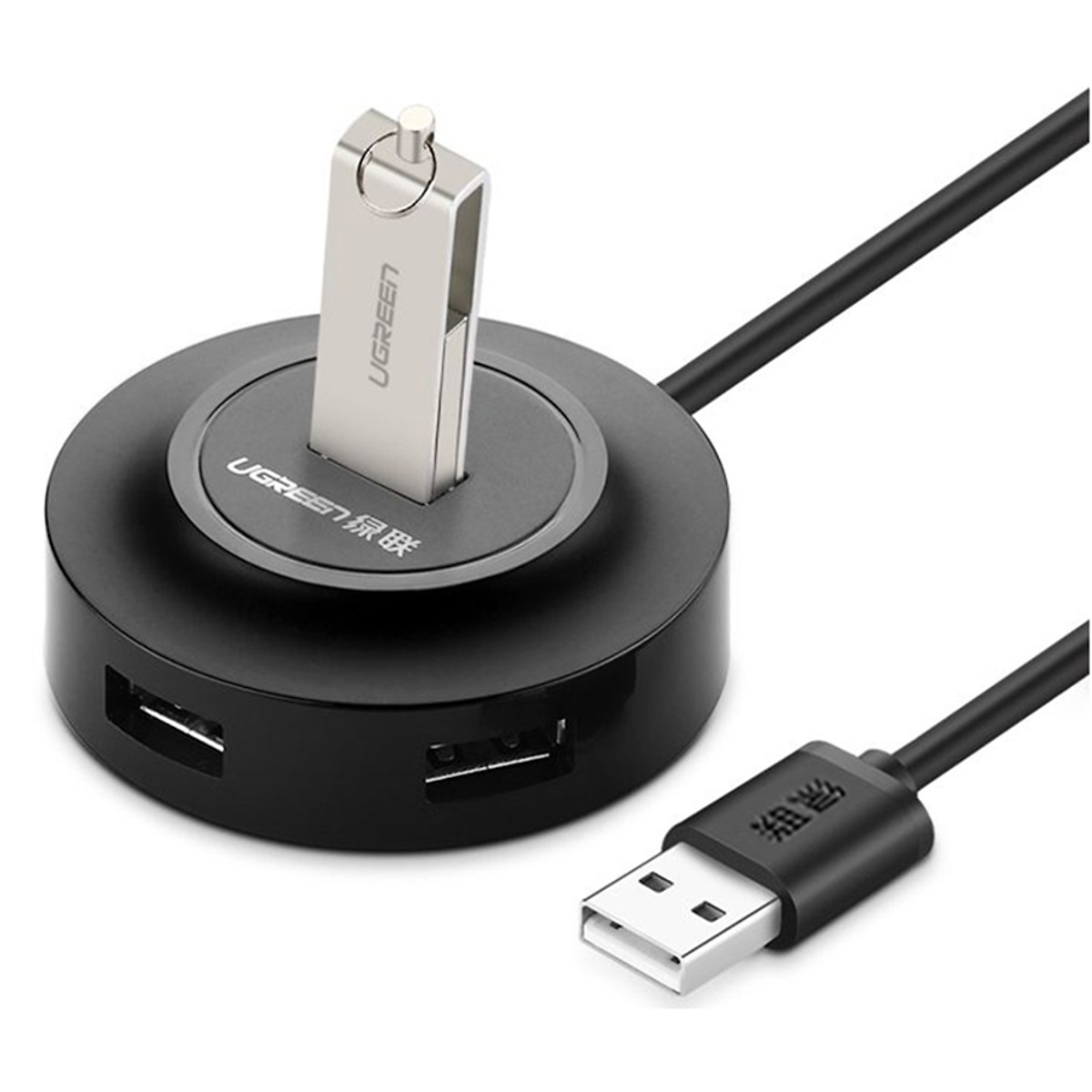 Bộ Chia USB 2.0 4 Cổng Ugreen 20277 (Màu Đen) CHính Hãng