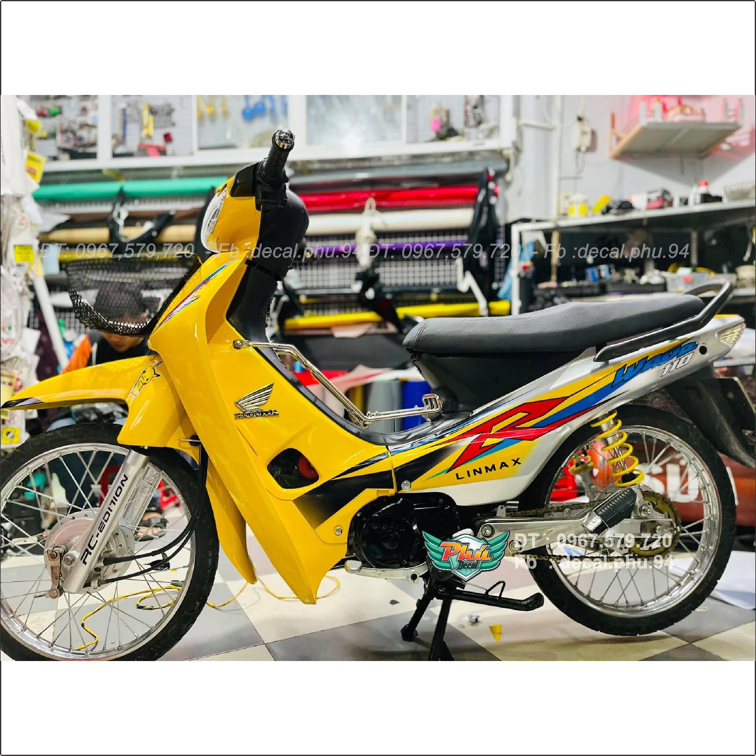 Tem rời Wave nhỏ vàng bạc (P)