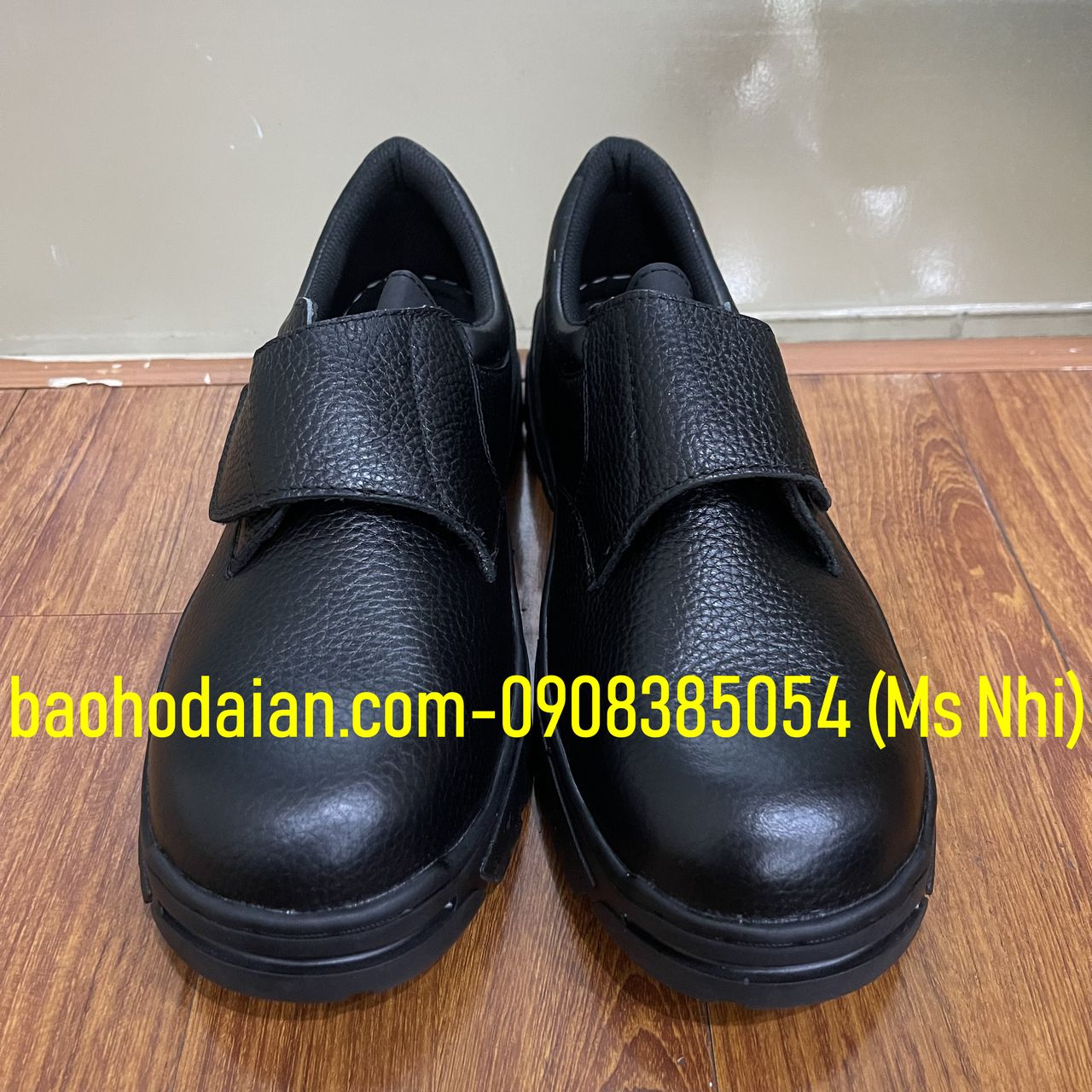 Giày bảo hộ lao động Kcep KD015 chất liệu da bò mũi thép đế cao su