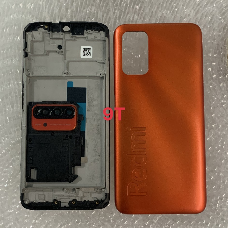 Bộ vỏ sườn Xiaomi Redmi 9T có nút bấm +kính camera <<Ảnh thật>>