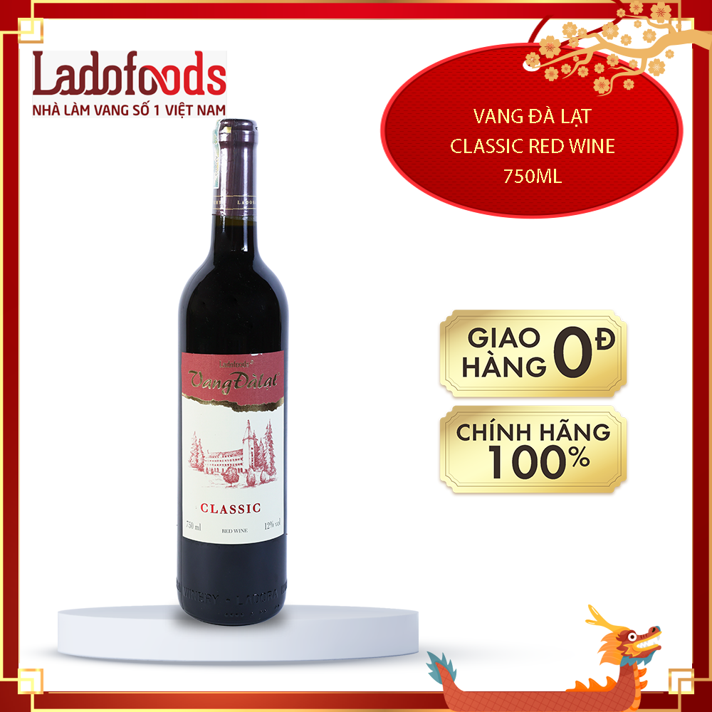 Vang Đà Lạt - Classic Red Wine - 750 ML