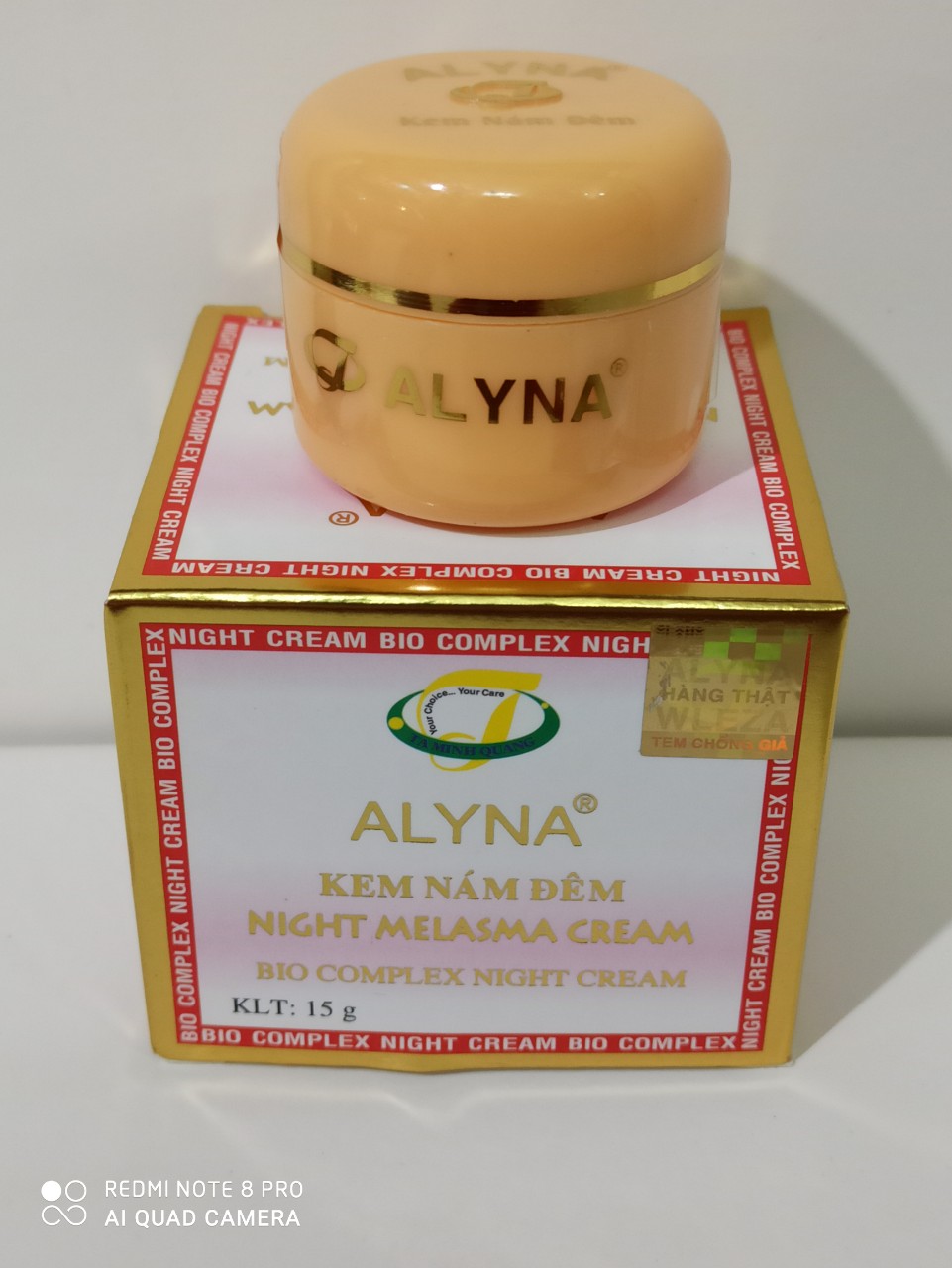 Kem dưỡng trắng alyna nám đêm