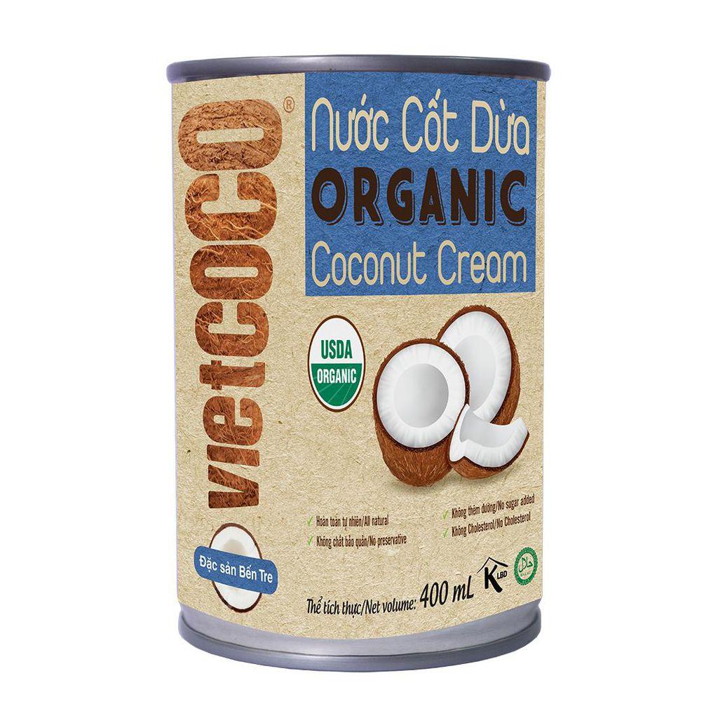 Nước cốt dừa hữu cơ Vietcoco 400ml