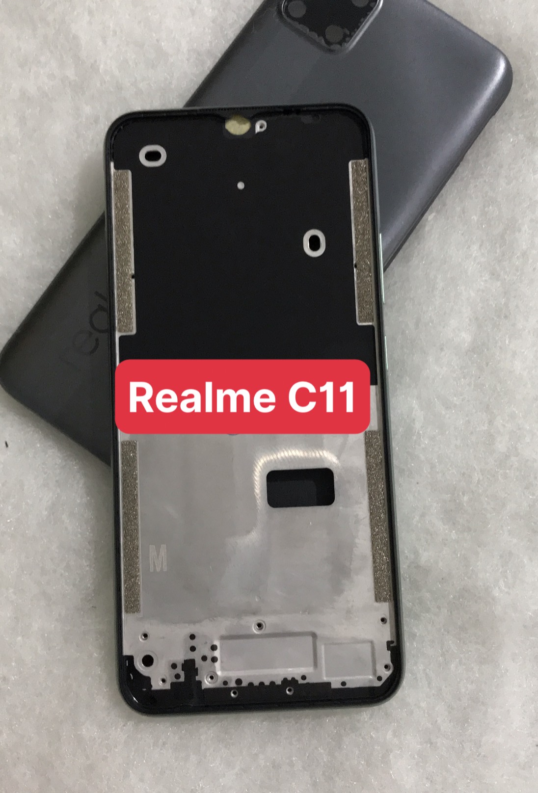 Bộ vỏ zin Realme C11 (kèm kính camera và nút bấm)