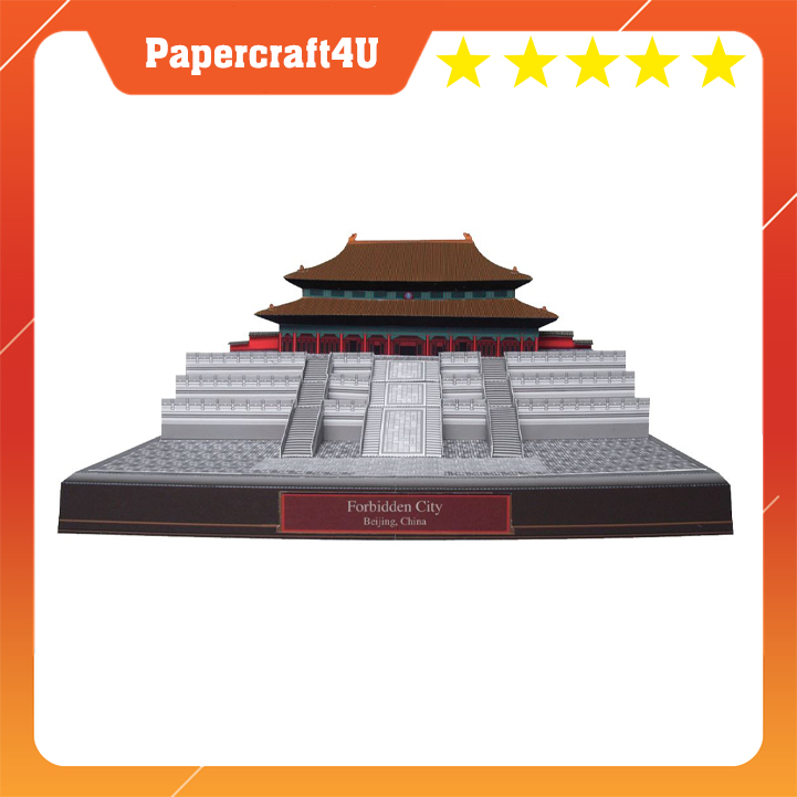 Mô hình giấy 3D kiến trúc Tử Cấm Thành