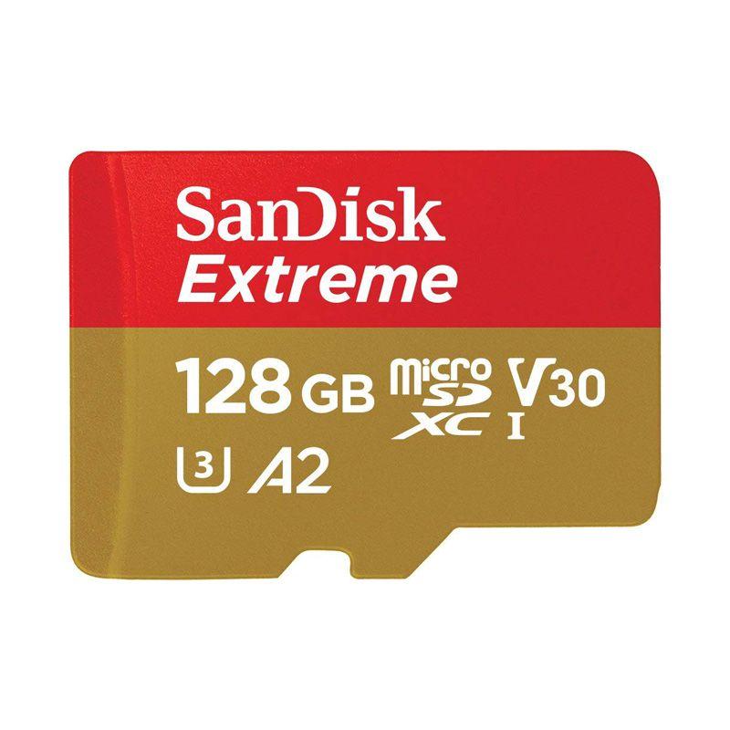 Thẻ nhớ MicroSDXC SanDisk Extreme A2 - 128GB V30 U3 4K Class 10 UHS-I 190MB/s