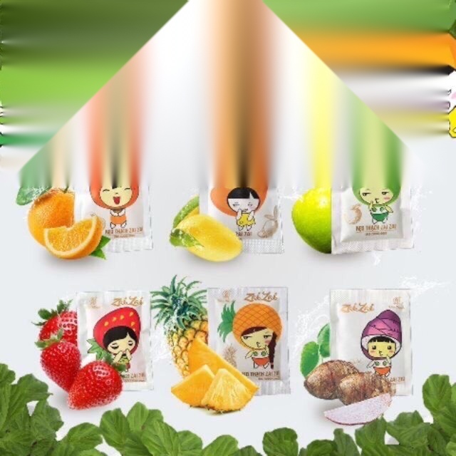 10  chiếc thạch zai zai hoa quả bé thích mê