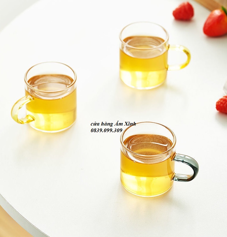 Chén Thủy Tinh Uống Trà dung tích 80ml