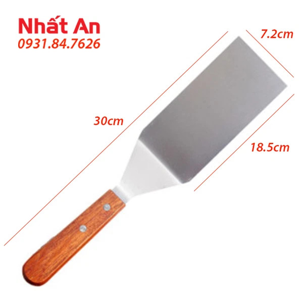 Xẻng xúc bánh hình chữ nhật