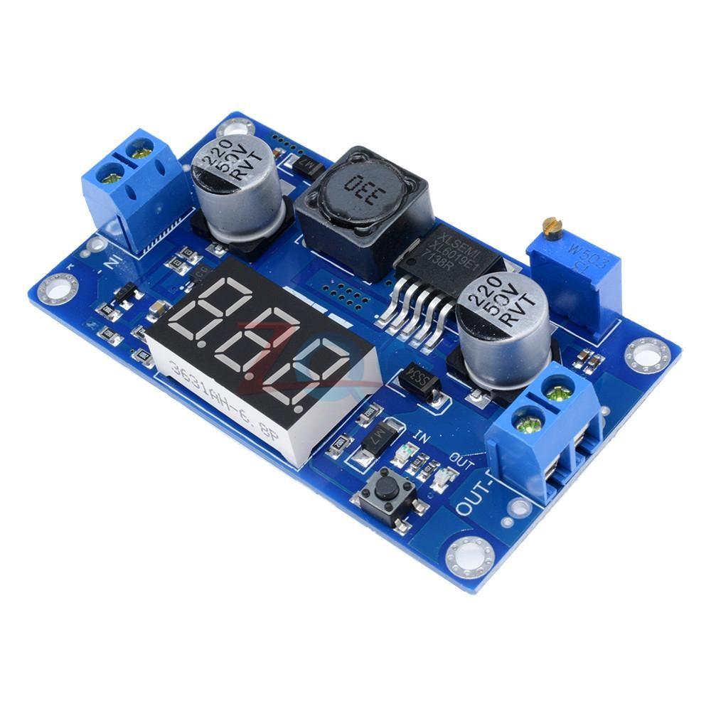 Module tăng áp BOOST DC DC XL 6009 có led chỉ thị