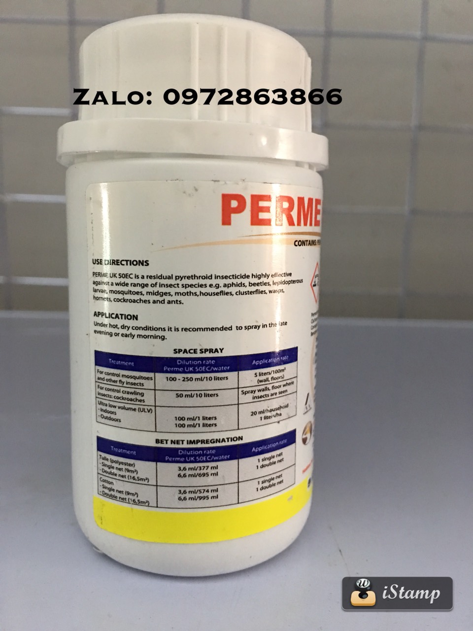 Thuốc diệt muỗi Perme UK 50EC ( 1 chai 100ml)