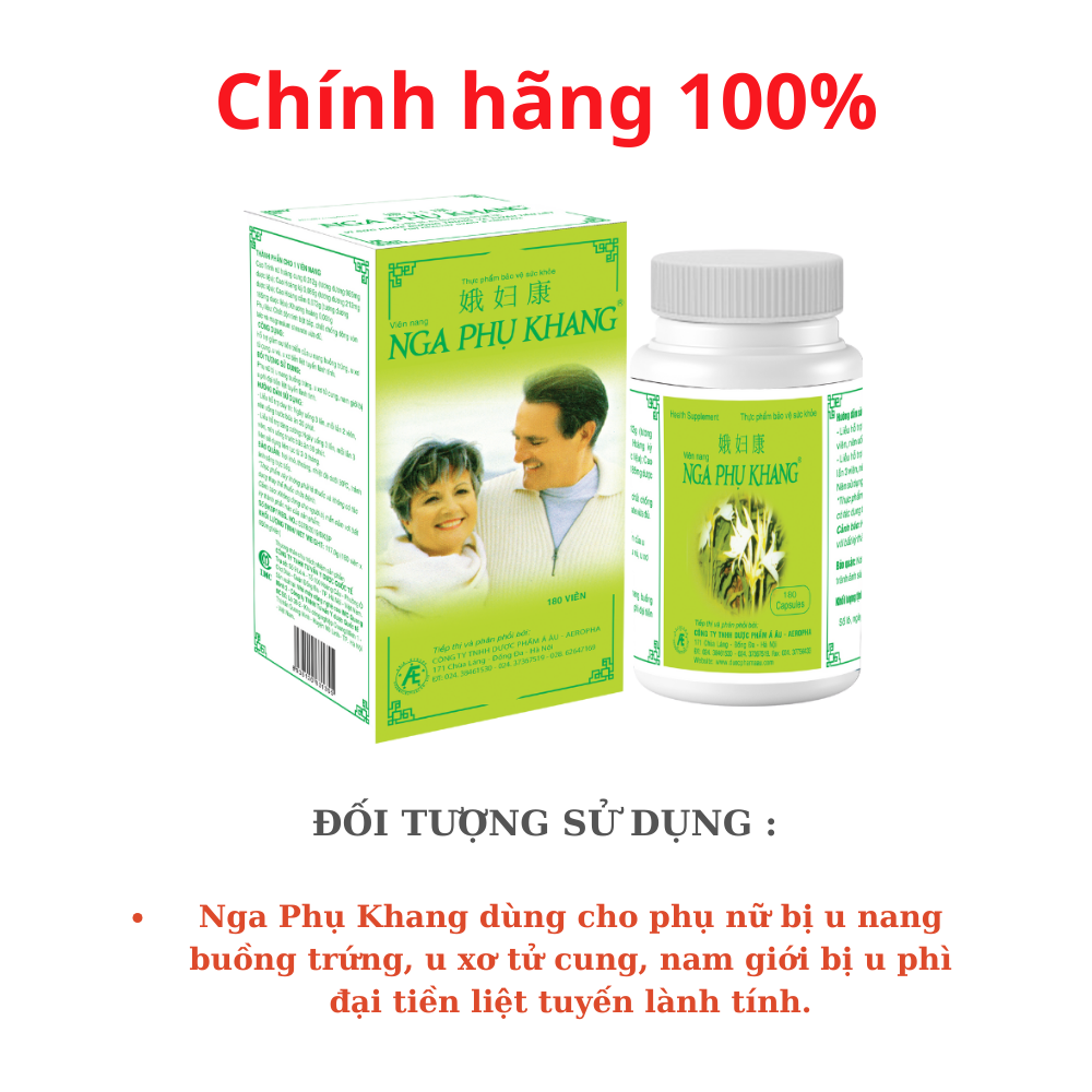 [HCM]Nga Phụ Khang ( Hộp 2 lọ 360 viên )