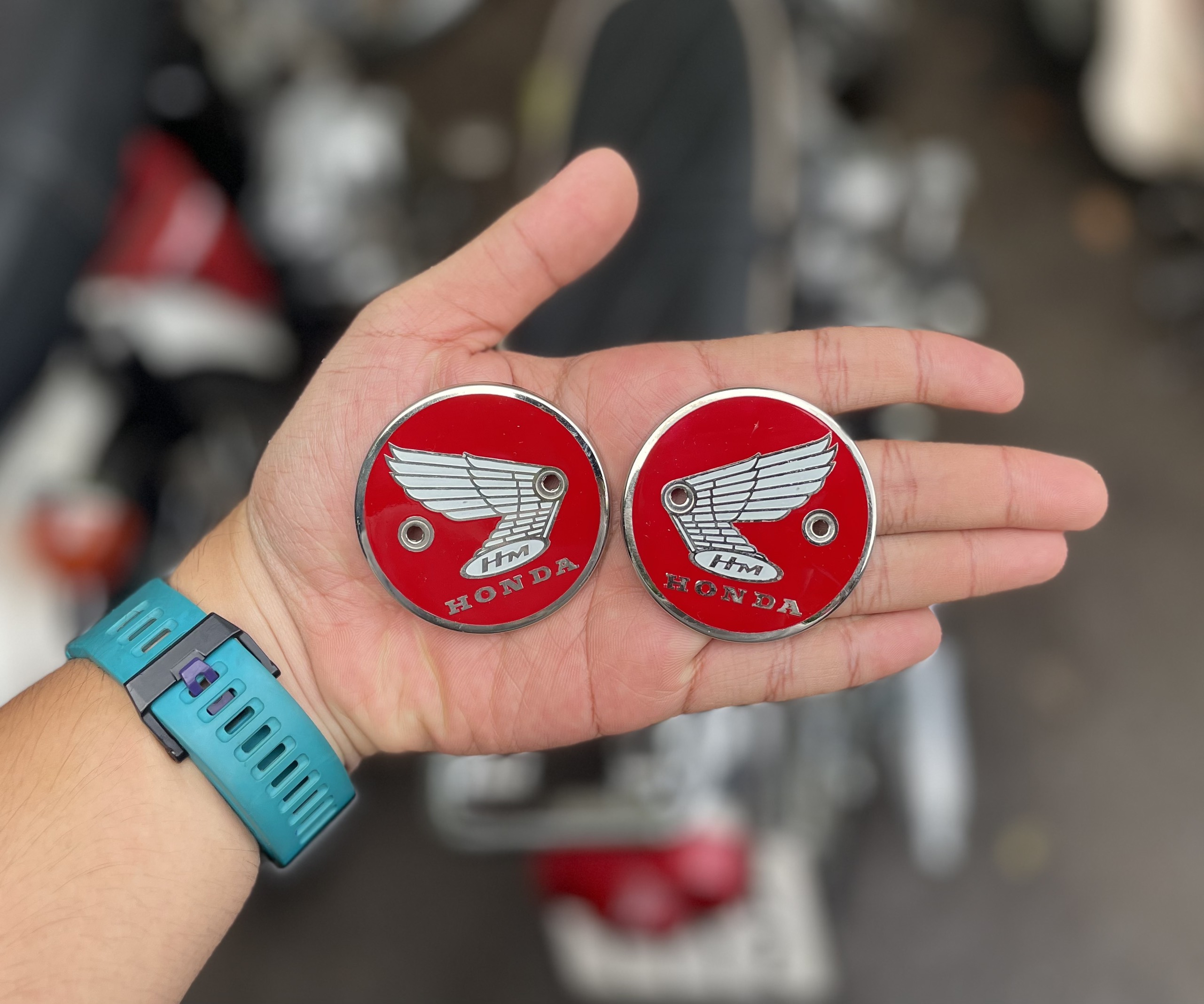 Logo cánh chim bình xăng lớn xe 67