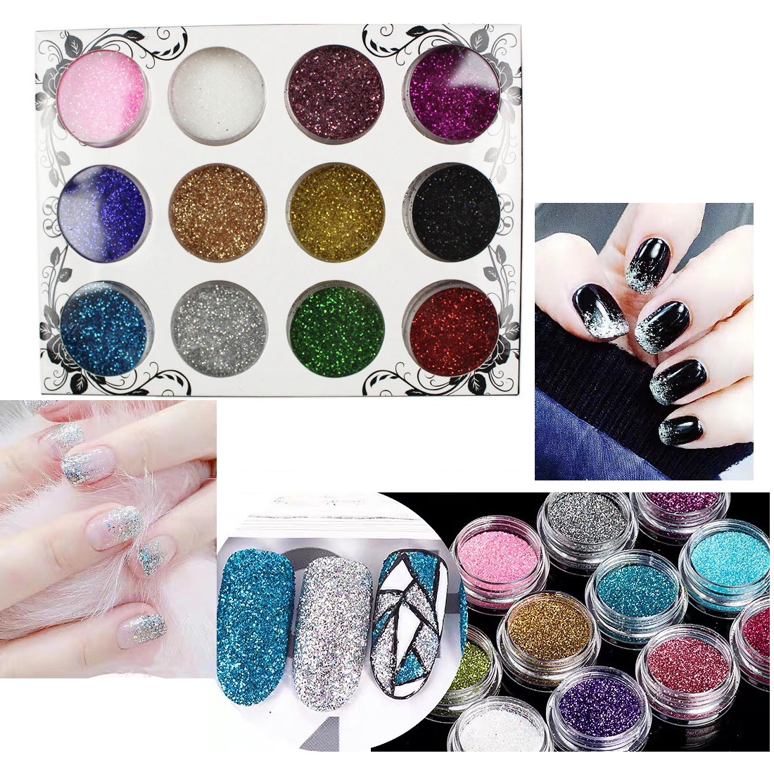 Phụ kiện nhũ rắc trang trí móng tay - makeup