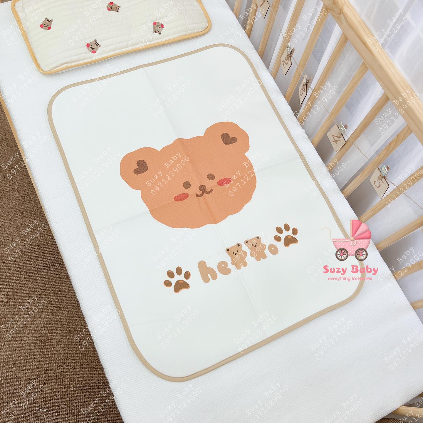 Lót chống thấm 4d họa tiết hàn quốc cho bé