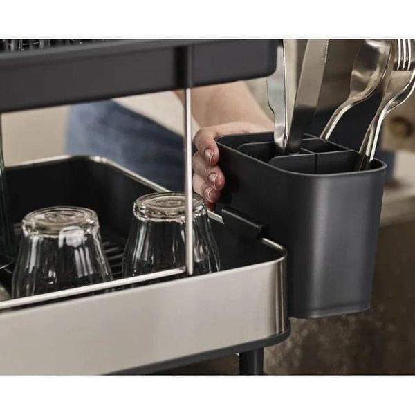 Kệ úp chén bát Josseph Joseph Excel Steel (Grey) 851647
