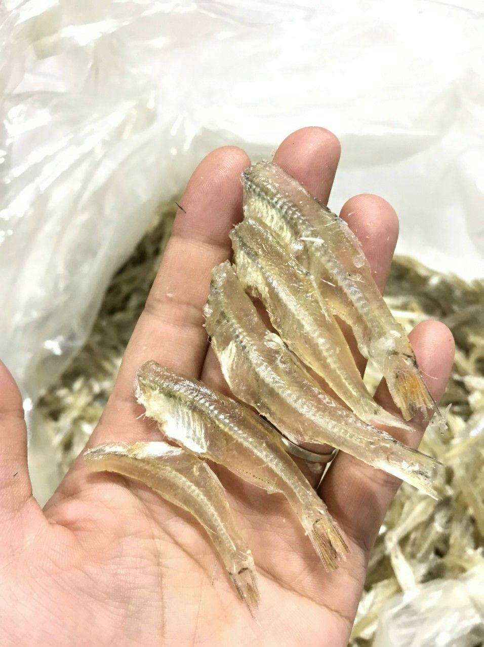 Khô cá cơm trắng phú QUỐC loại 1(bao ăn)300g/63k